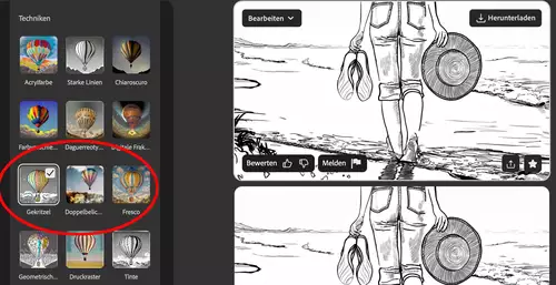 Sponsored Workshop KI-Tools in der Filmproduktion: Storyboards mit Adobe Firefly erstellen : Gekritzel