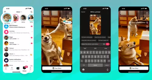 AI-Alive - TikTok integriert generative KI-Videos fr jedermann in der App