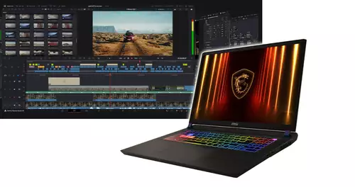 MSI Vector 17 HX AI A2XWIG-040 - Mobile Windows-Gaming-Workstation mit RTX 5080 im Resolve-Test